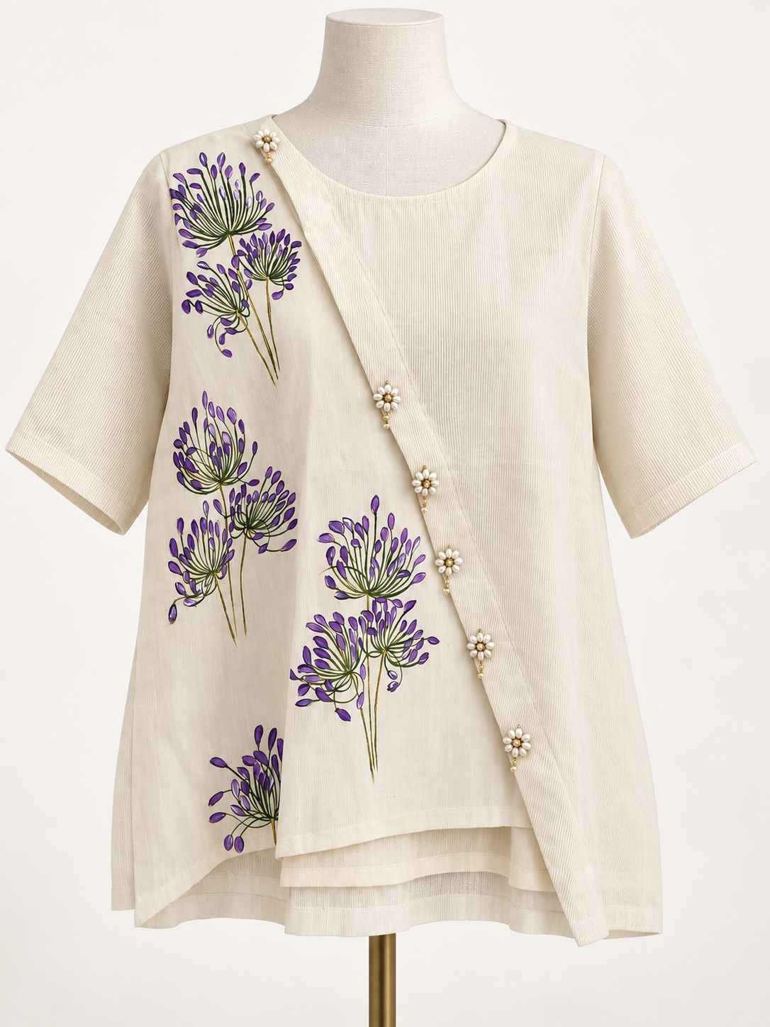 The Purple Agapanthus Top