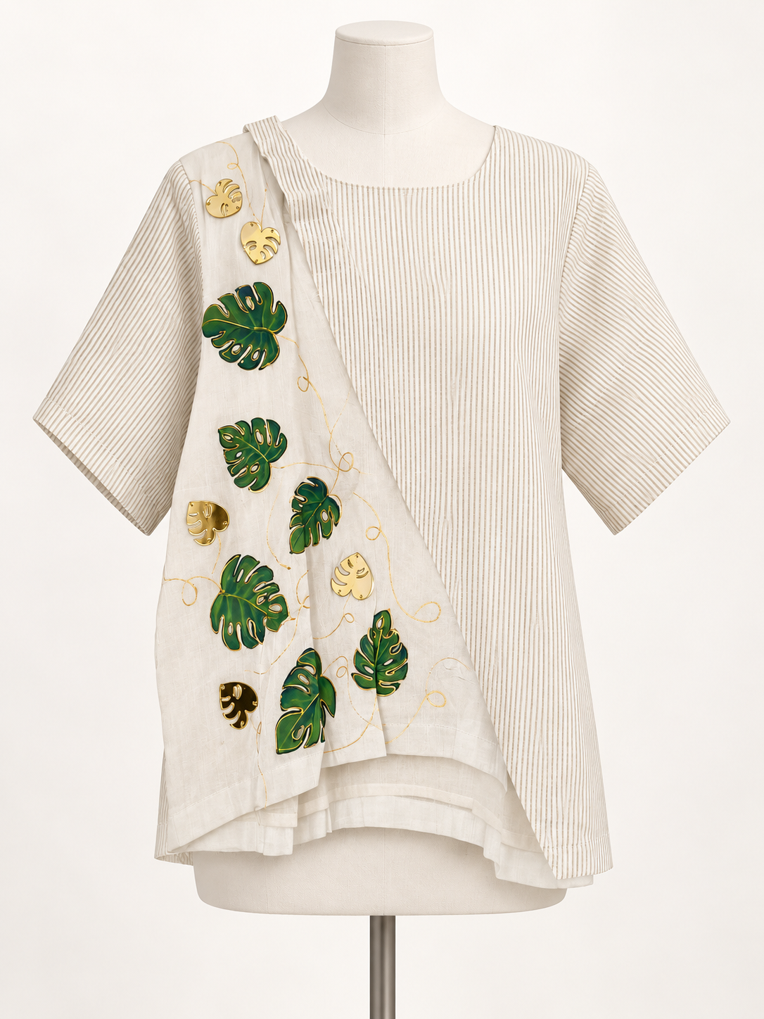 The Monstera Gold Top